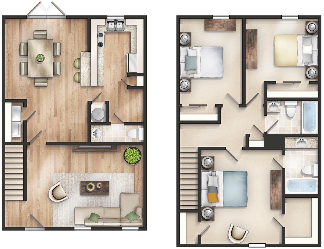 Floor Plan - Aster Renovated
