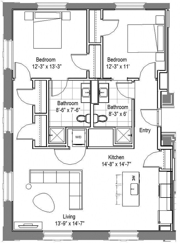 Floor Plan - Commissioners B1