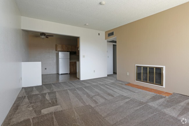 2 Bedroom - Living Room - Sierra Carmichael Apartments