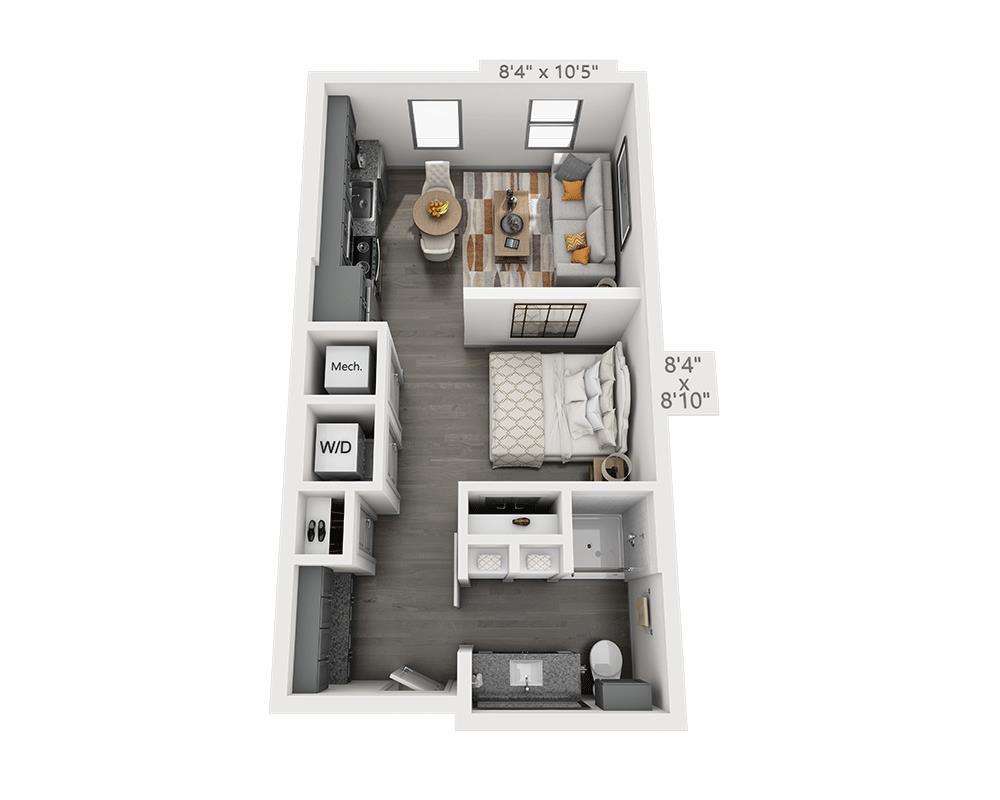Floor Plan - Studio E1D-II