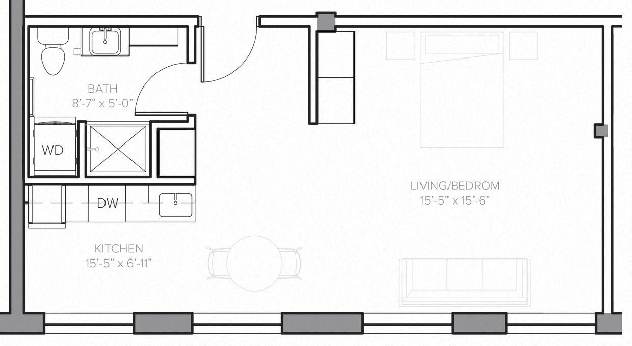 Floor Plan - Crossing Unit B