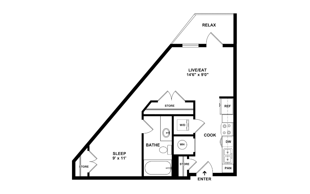 Floor Plan - StudioA