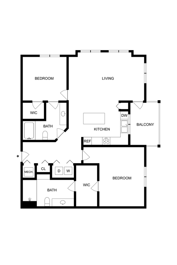 Harper Place at Bees Ferry - B2B Floorplan - B2B