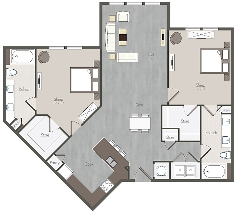 Floor Plan - Burroughs
