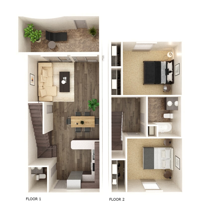 Eddy - Two Bedroom - Eddy - Two Bedroom