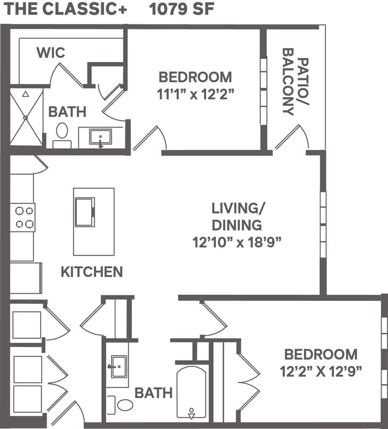 Floor Plan - Classic+ (B1+)