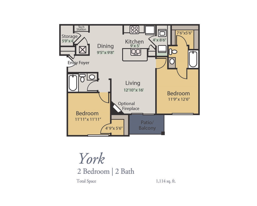 Floor Plan - York