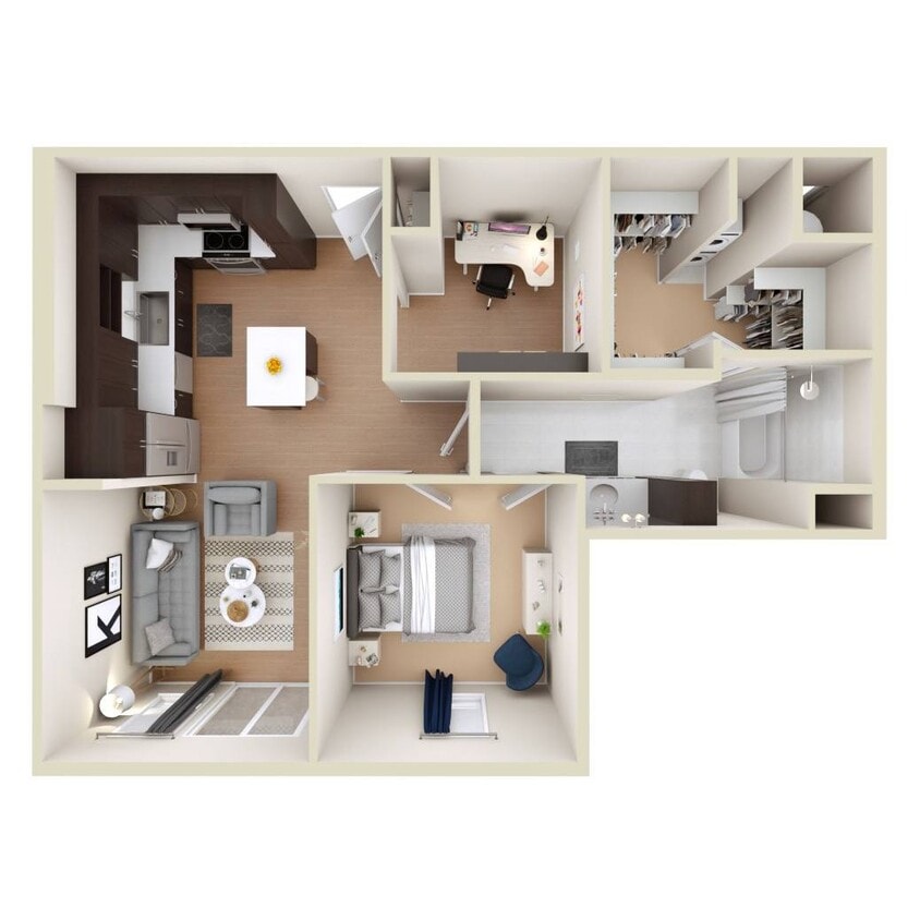 Floor Plan - A5 + DEN