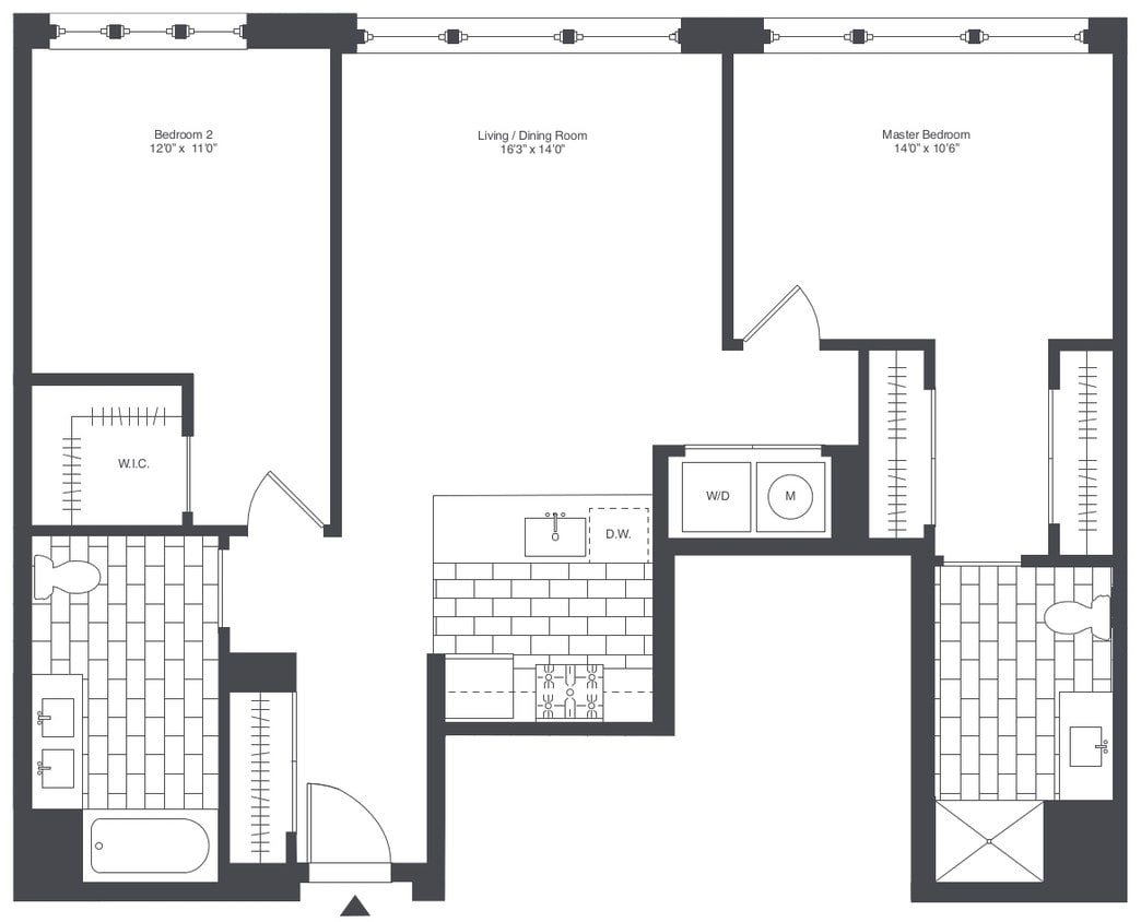 605 - cbc3 2 Bed/2 Bath