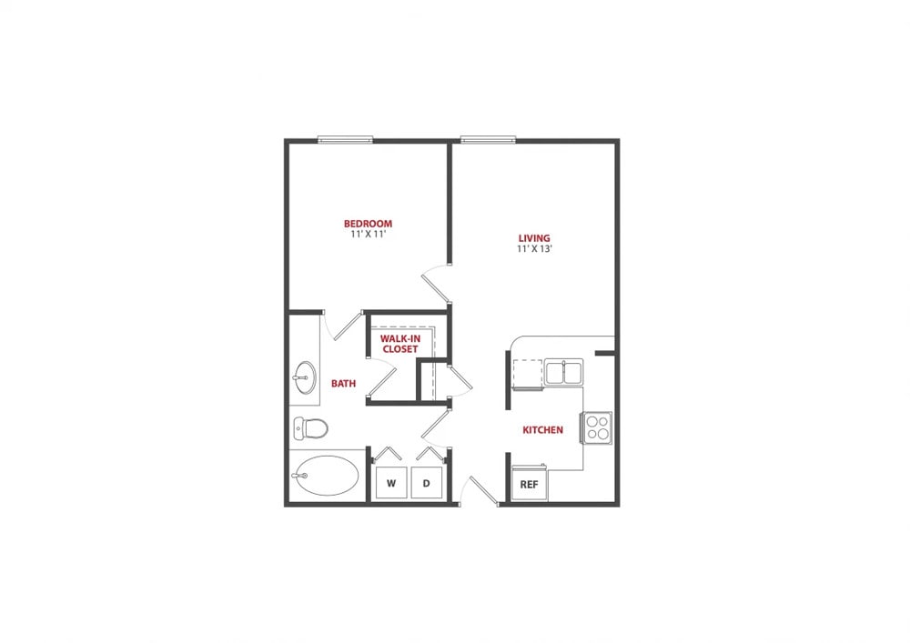 Floor Plan - Marigny - Renovated	
