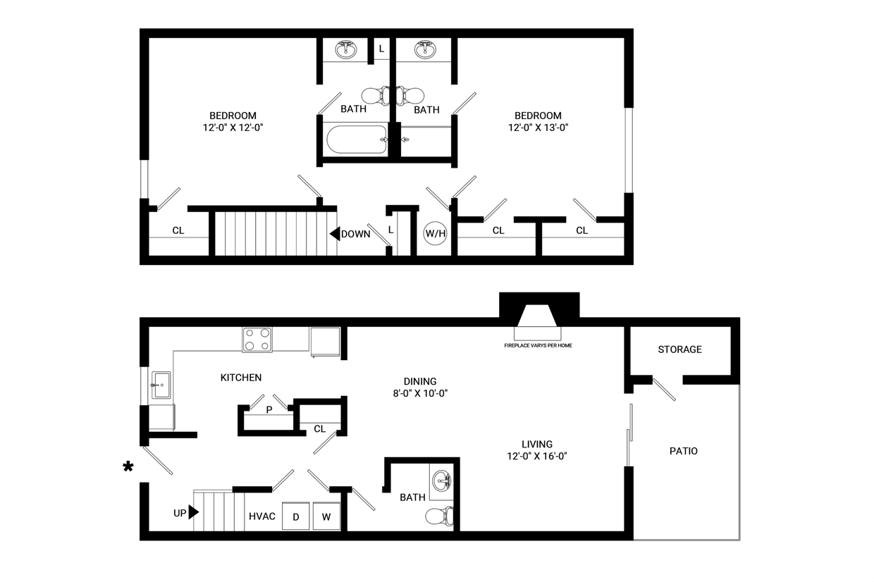 Floor Plan - Laurel Townhome