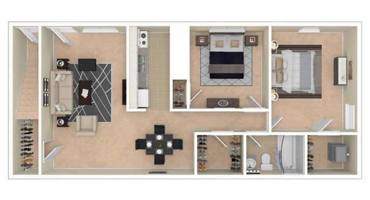 VairoVillage 2BD 1Bath 910sqft - 2 Bedroom
