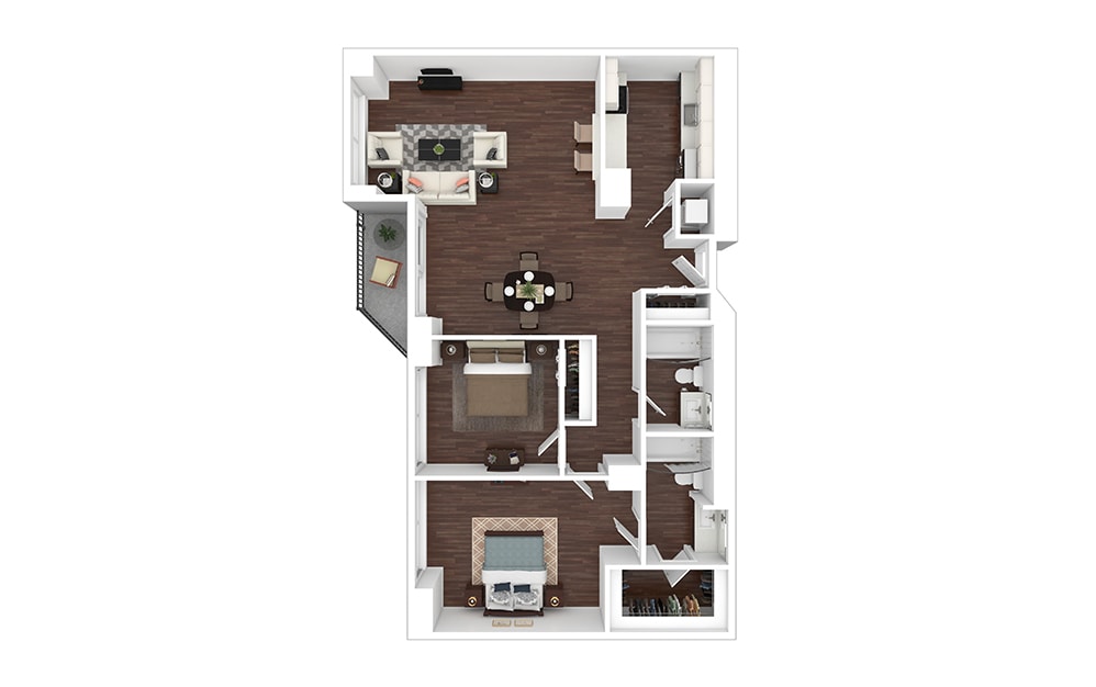 Floor Plan - B11 - Renovated