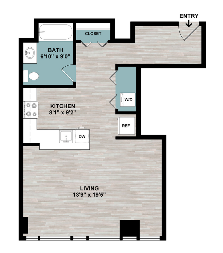 S4 | Studio Floorplan - S4