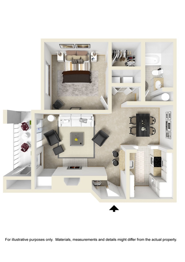 Spruce - 1 Bedroom 1 Bath