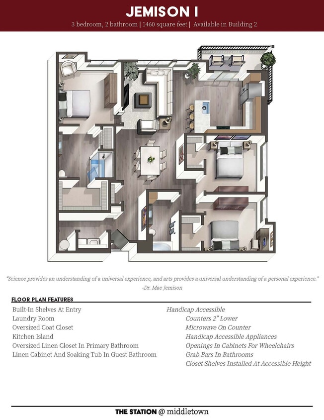 Floor Plan - Jemison I