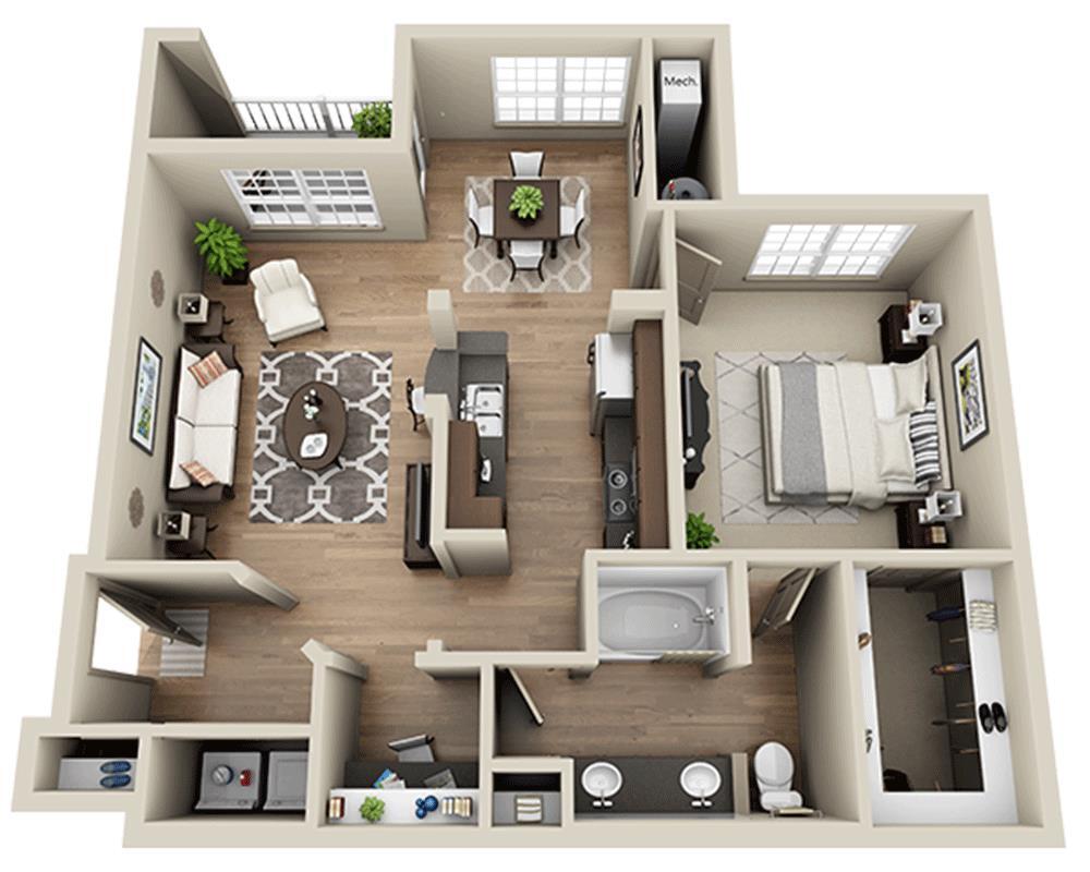 Floor Plan - Plan D (A1D)