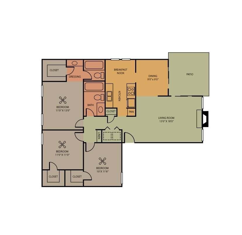 Floor Plan - Gatlinburg