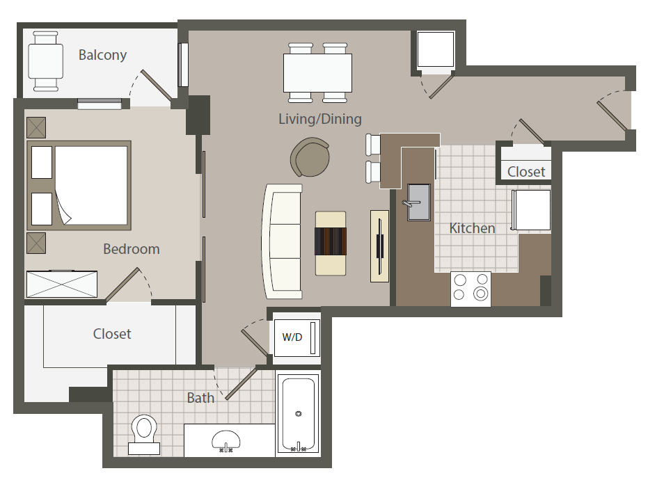 Floor Plan - 1.1P