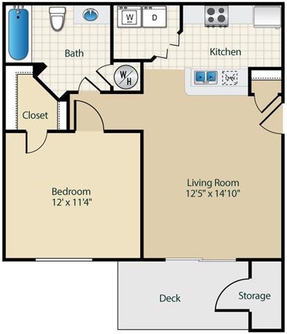 Floor Plan - Aspen Renovated