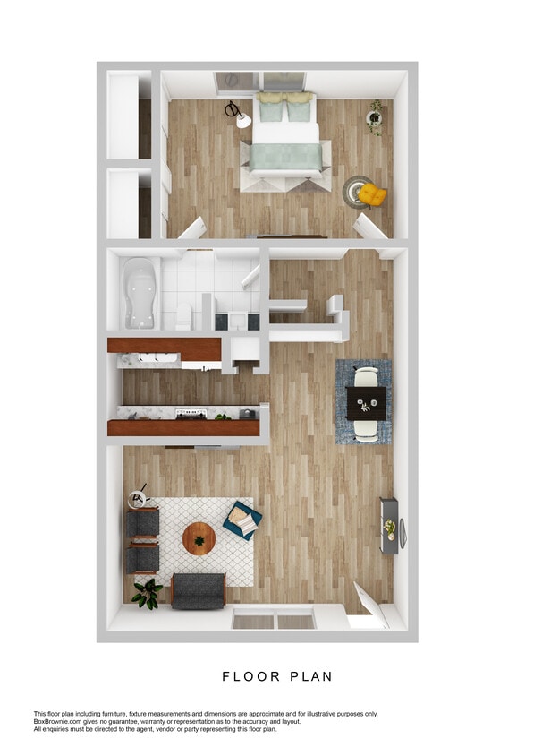 Floor Plan - 1/1 Standard