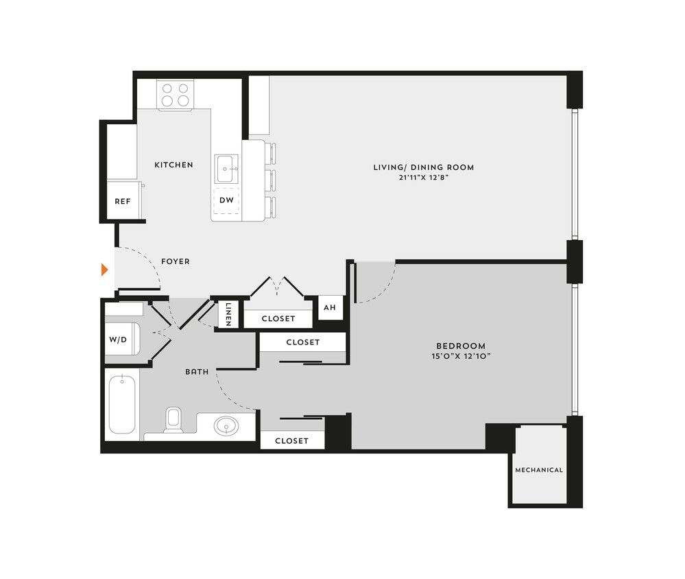 Floor Plan - 1E