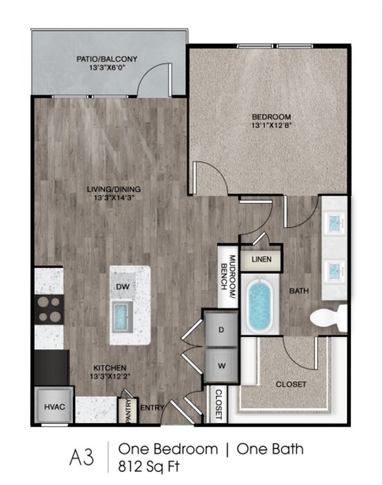Floor Plan - A3 - Essential Living