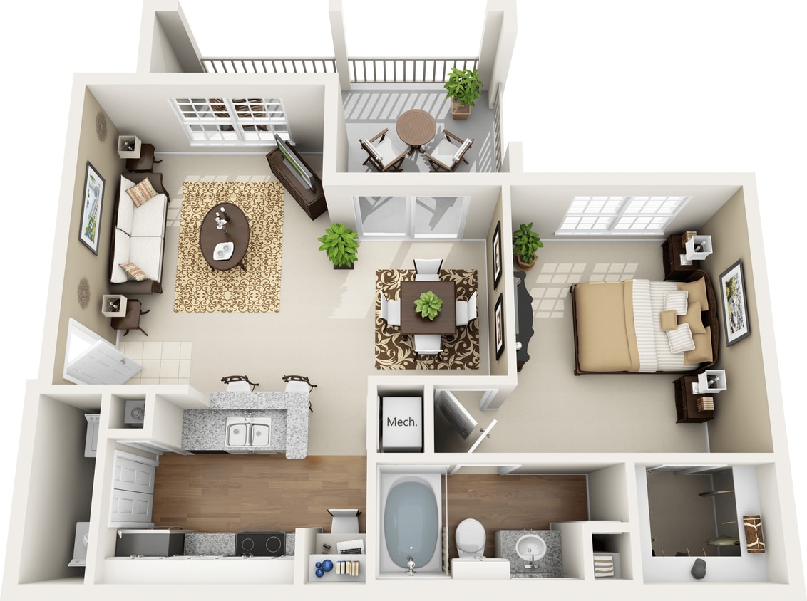 Floor Plan - A2 Upgraded