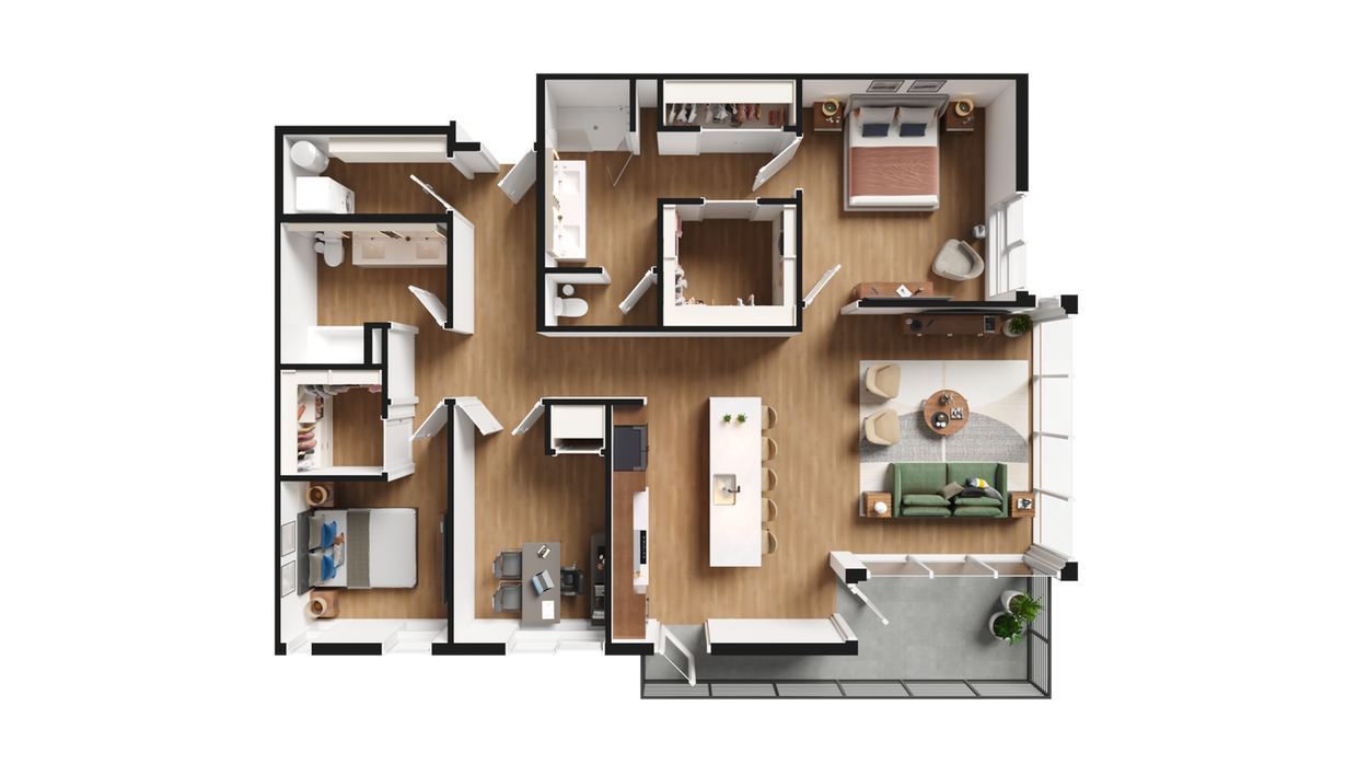 Astrie 2BR+Den - C - 2BR + DEN-C