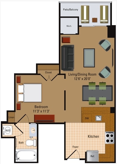 Floor Plan - Studio - S1