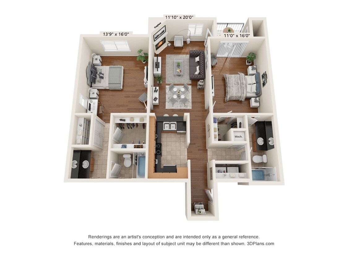 Floor Plan - Village - B1