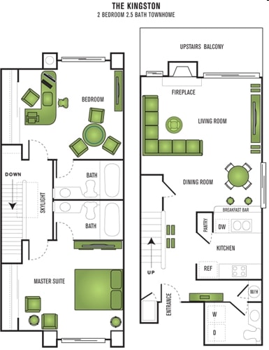 The Kingston 2BR/2.5BA - The Kingston