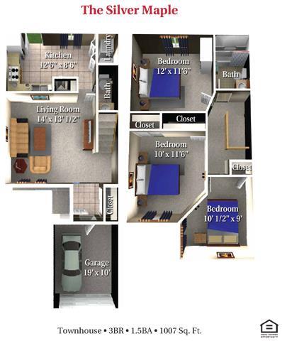 Floor Plan - The Silver Maple