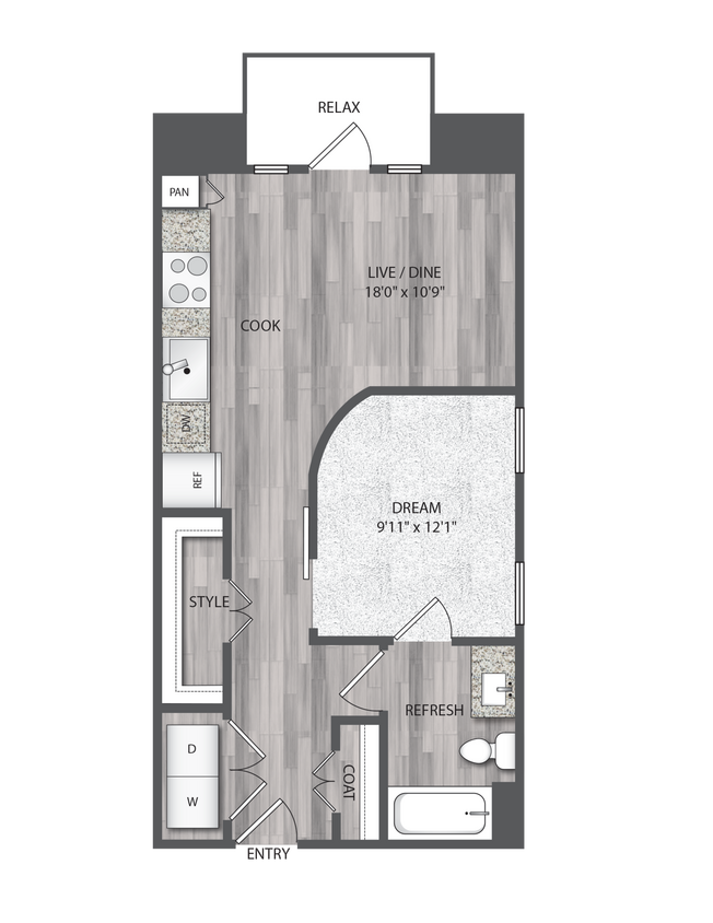 E2 floor plan Encore Montrose - E2