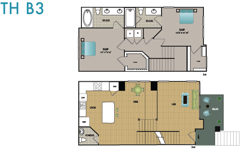 Floor Plan - TH B3