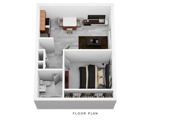 Floor Plan - 1 Bedroom