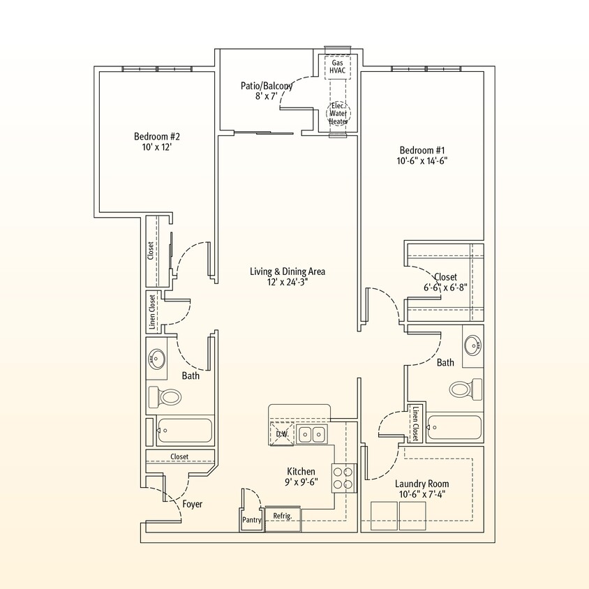 Floor Plan - The Spring A
