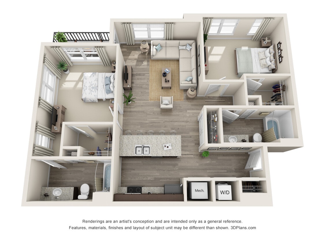 Floor Plan - Travertine