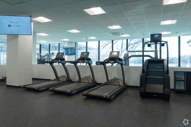 Fitness Center Overlooking Lake - The Residences at Tesson Ridge