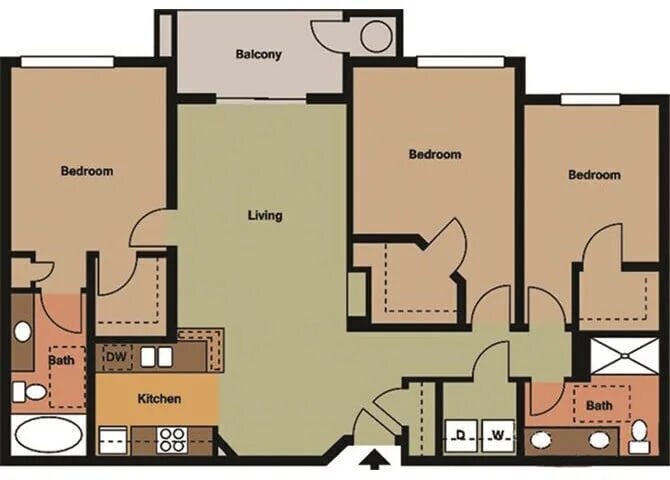 Floor Plan - Nottingham Building A