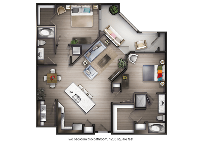 Floor Plan - Dahlia