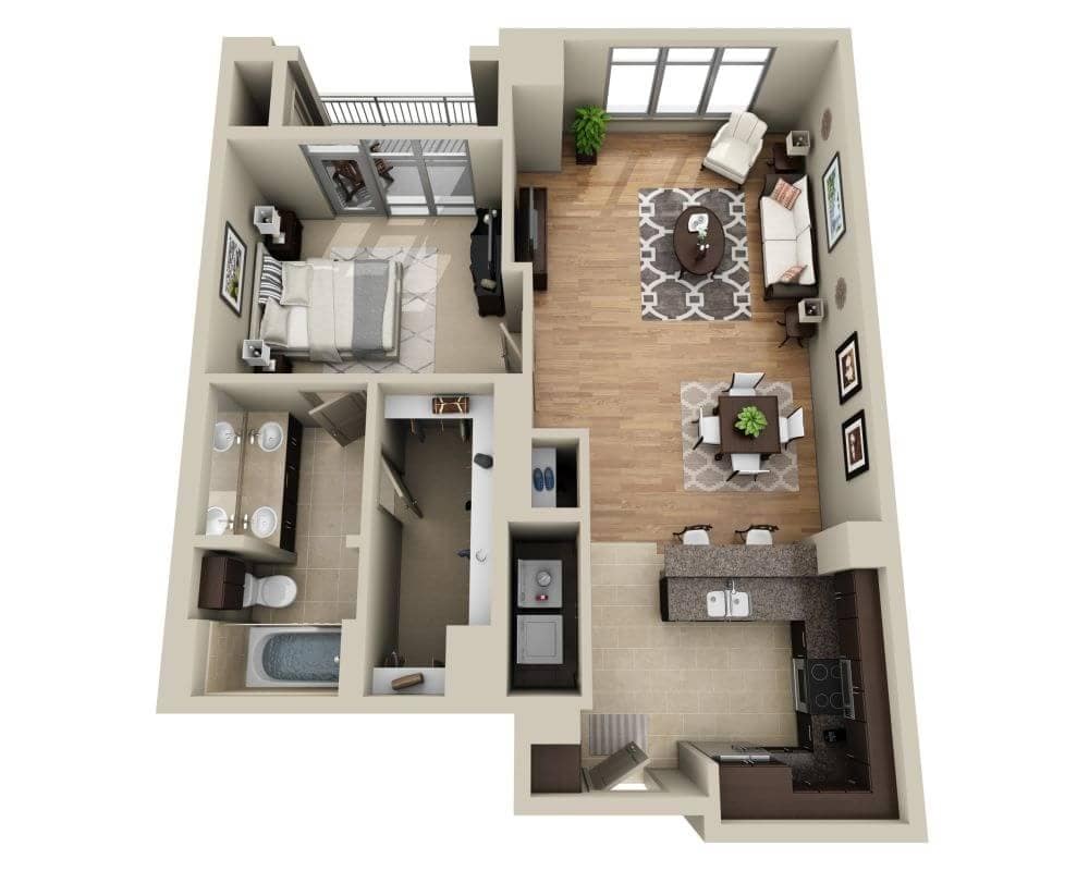 Plan G (A1H) - Floorplan G