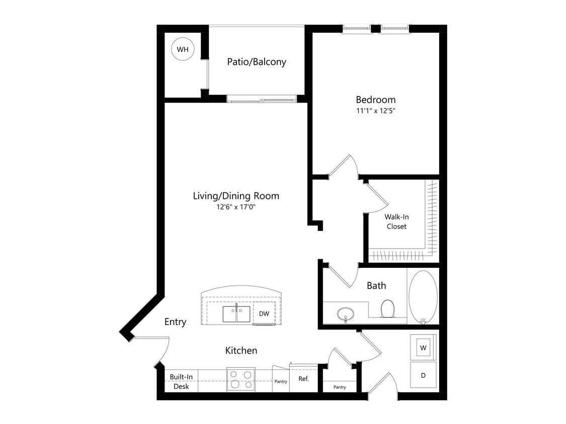 Floor Plan - Monarch Renovated 