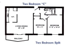 C - 2 Bedroom High Rise