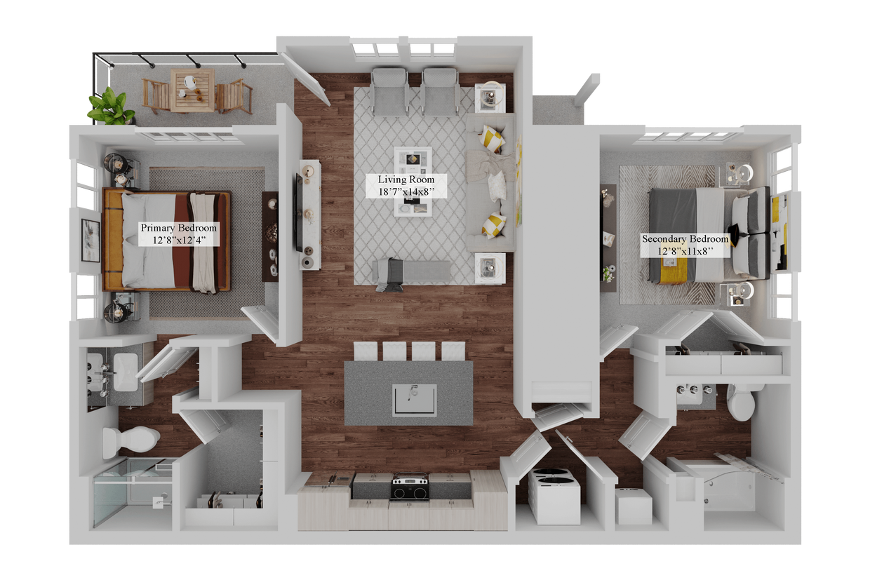 Floor Plan - The Concord (B2)