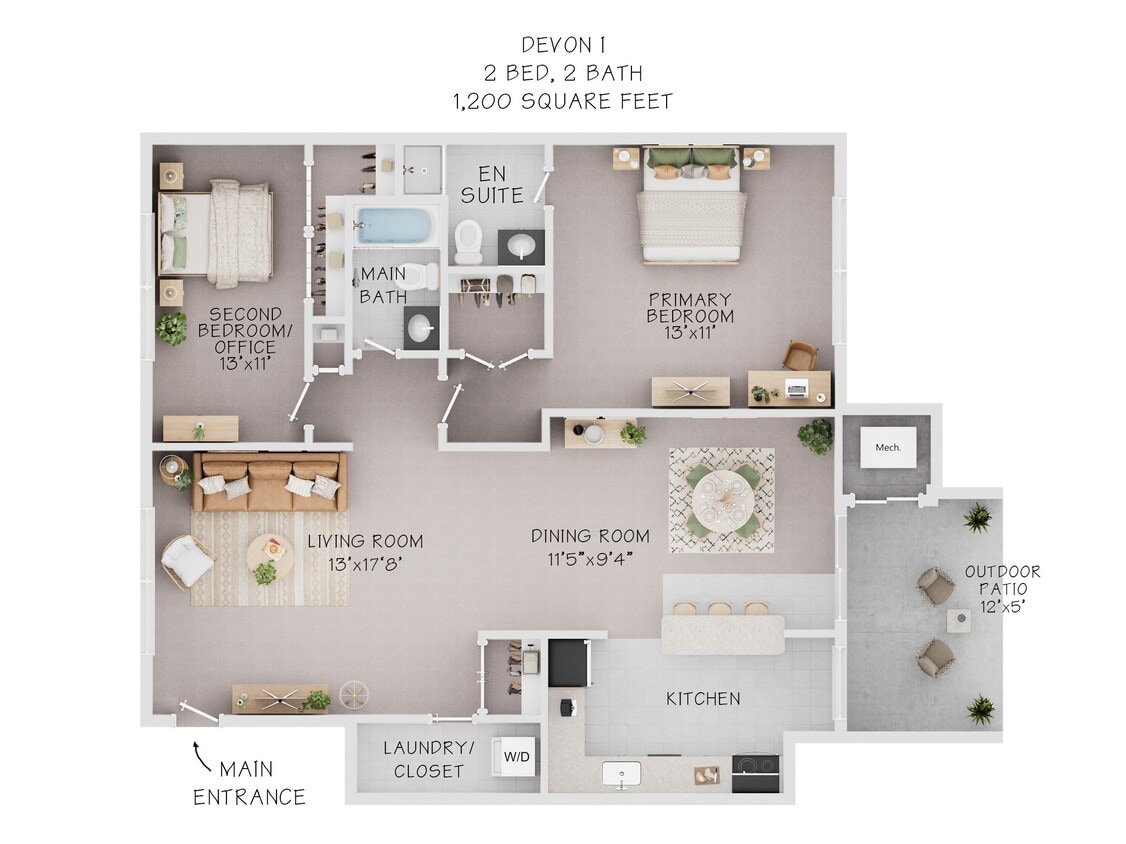 Floor Plan - Devon I