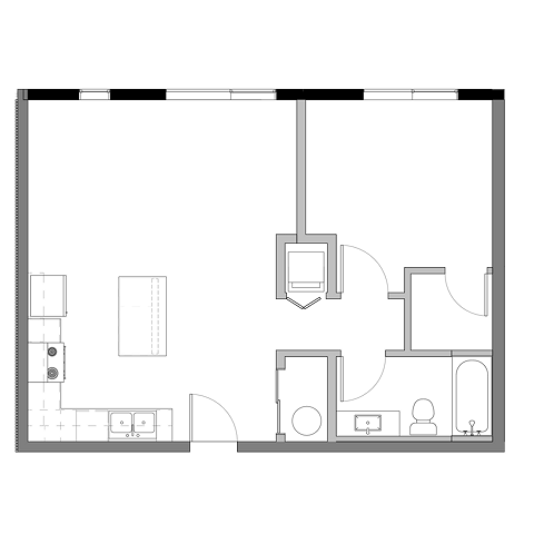 1x1 A Floorplan - The Tesla