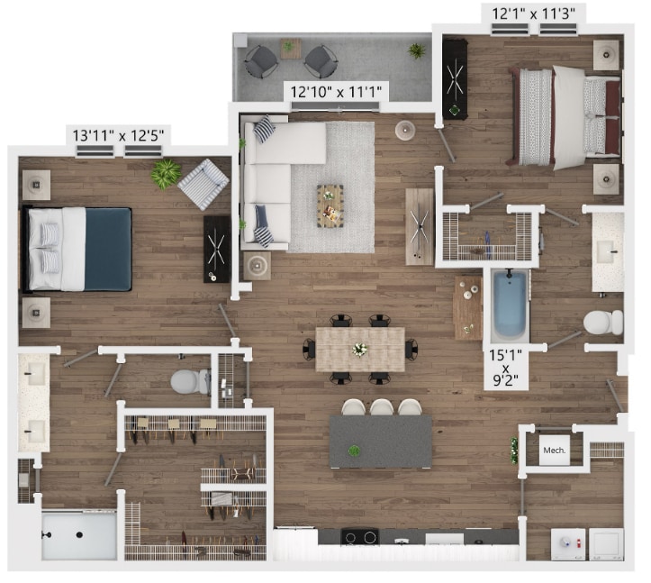 Floor Plan - Hibiscus