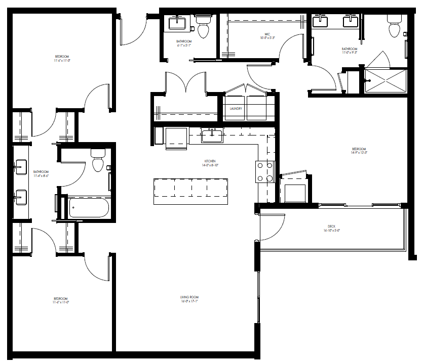Floor Plan - D3 - Penthouse