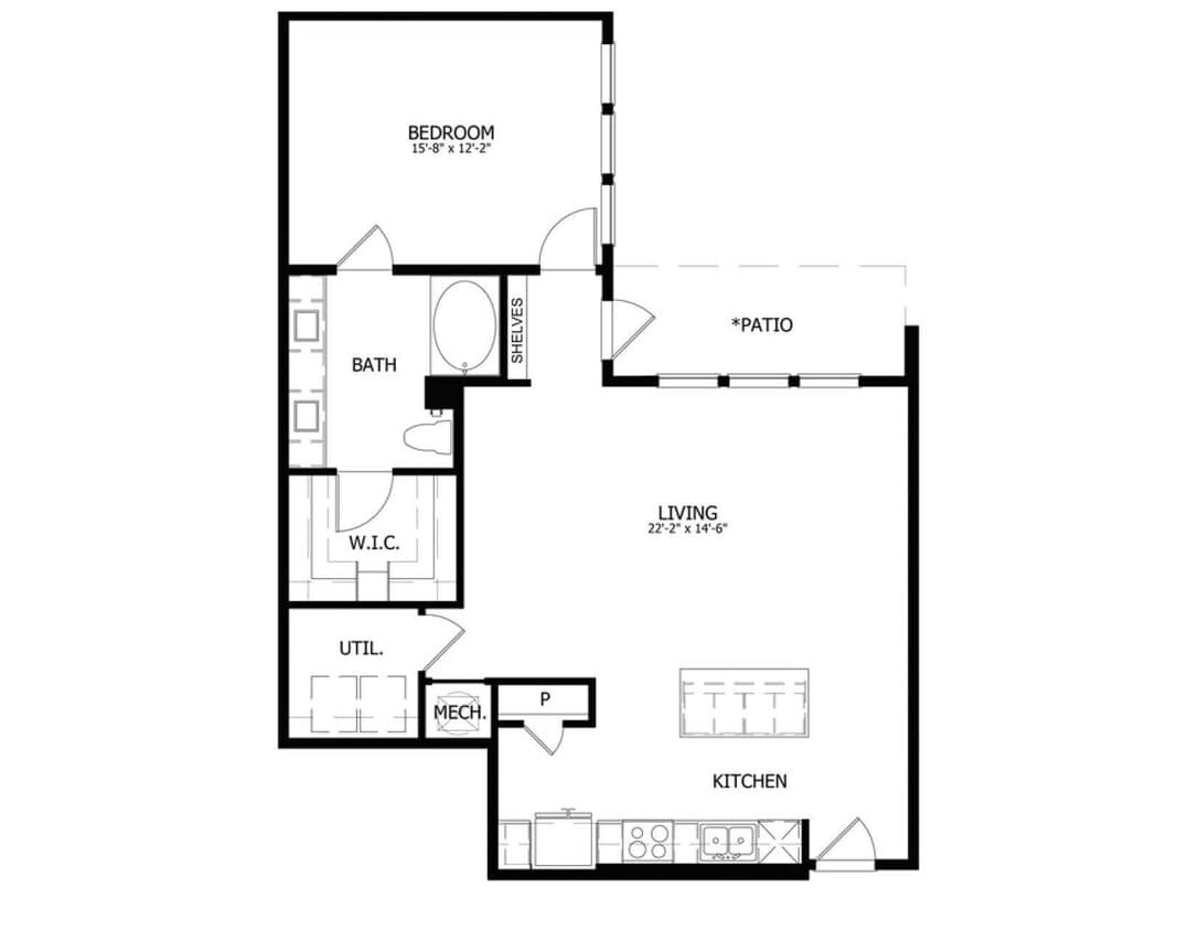Floor Plan - Stag’s Leap 8A10